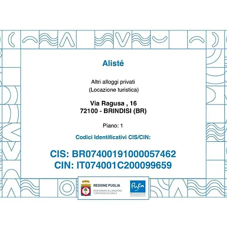 Aliste Apartment Brindisi